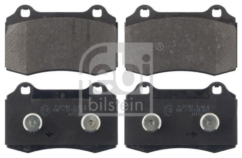 FEBI BILSTEIN 116079 Bremsbelagsatz für Ford