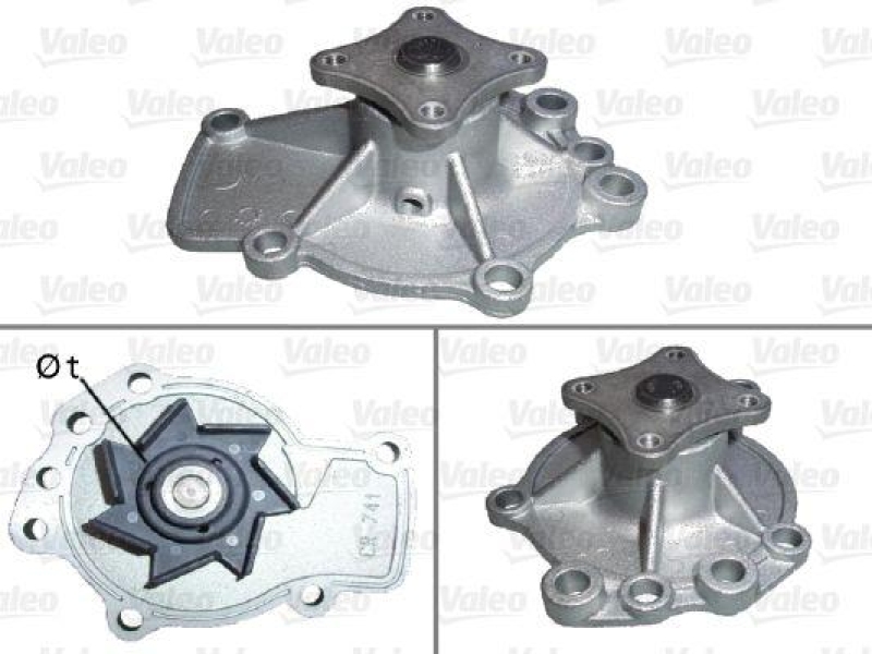 VALEO 506437 Wasserpumpe NISSAN NISSAN 100NX