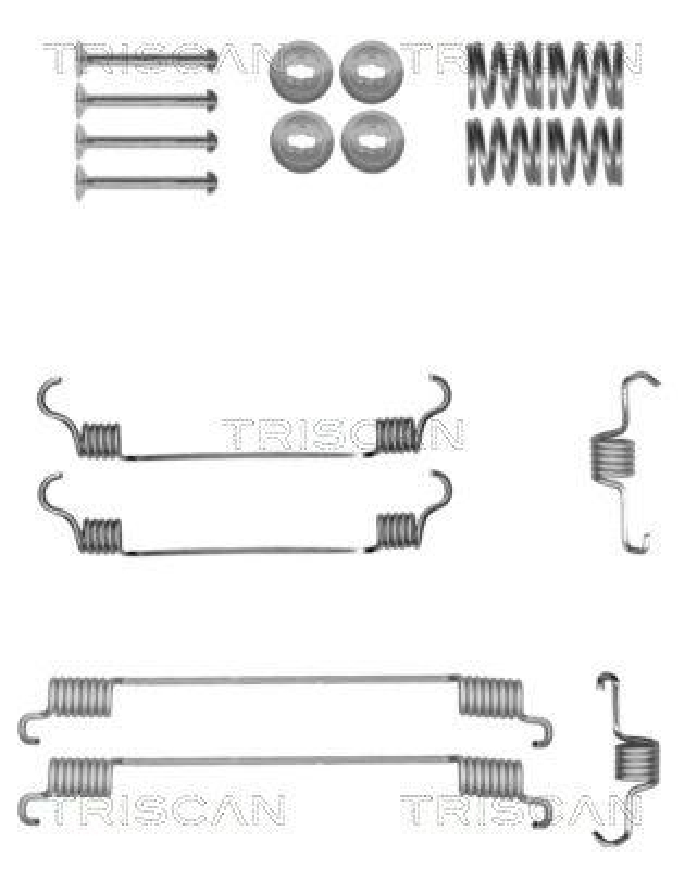 TRISCAN 8105 102623 Montagesatz F. Bremsbacken für Fiat, Suzuki