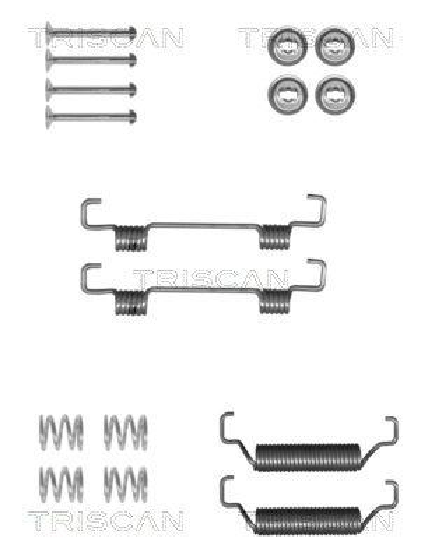 TRISCAN 8105 102628 Montagesatz F. Bremsbacken, Handbremse für Renault, Vw