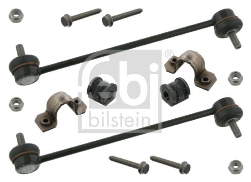 FEBI BILSTEIN 37077 Stabilisatorlagersatz mit Verbindungsstangen für VW-Audi