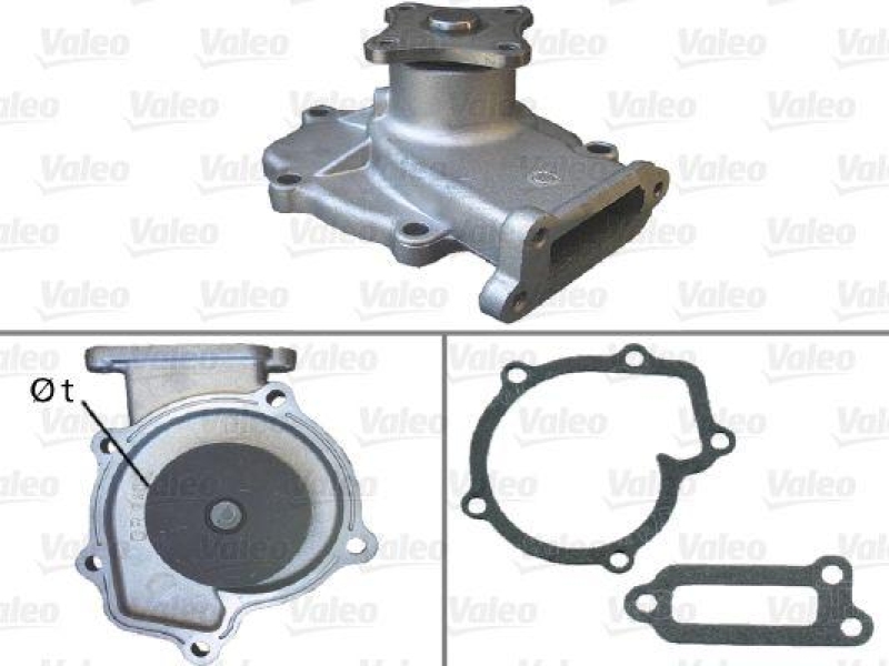 VALEO 506438 Wasserpumpe NISSAN NISSAN 100NX