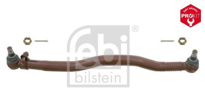 FEBI BILSTEIN 22832 Lenkstange mit Kronenmuttern und Splinten für Iveco