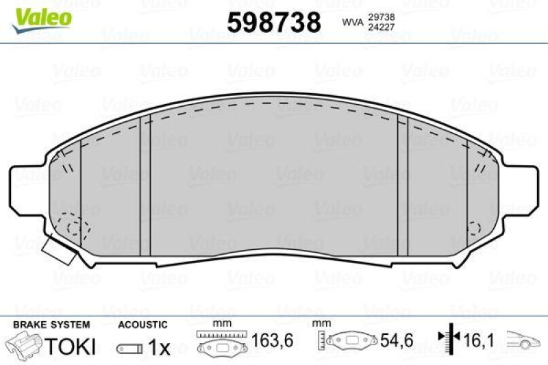 VALEO 598738 SBB-Satz PREMIUM