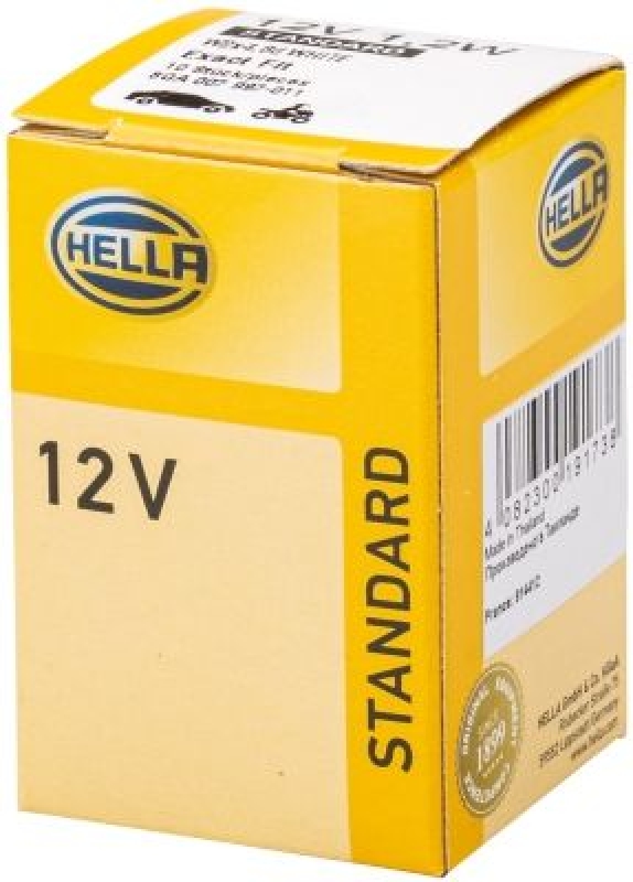 HELLA 8GA 007 997-011 Glühlampe 12 V 12 W