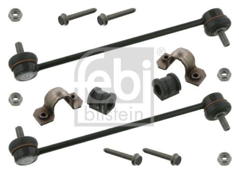 FEBI BILSTEIN 37078 Stabilisatorlagersatz mit Verbindungsstangen für VW-Audi