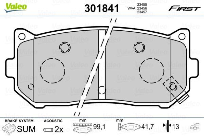 VALEO 301841 SBB-Satz FIRST