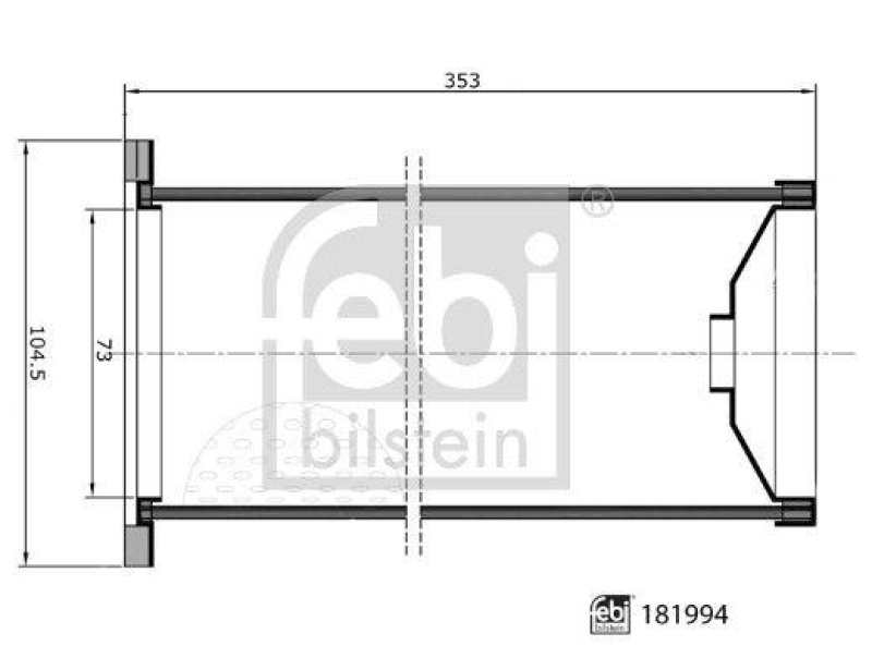 FEBI BILSTEIN 181994 Luftfilter für John Deere