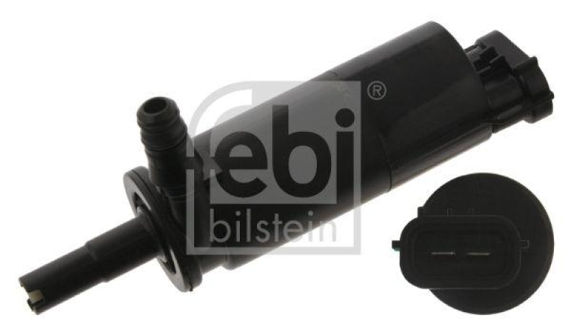 FEBI BILSTEIN 32327 Waschwasserpumpe für Scheiben- und Scheinwerferreinigungsanlage für Opel