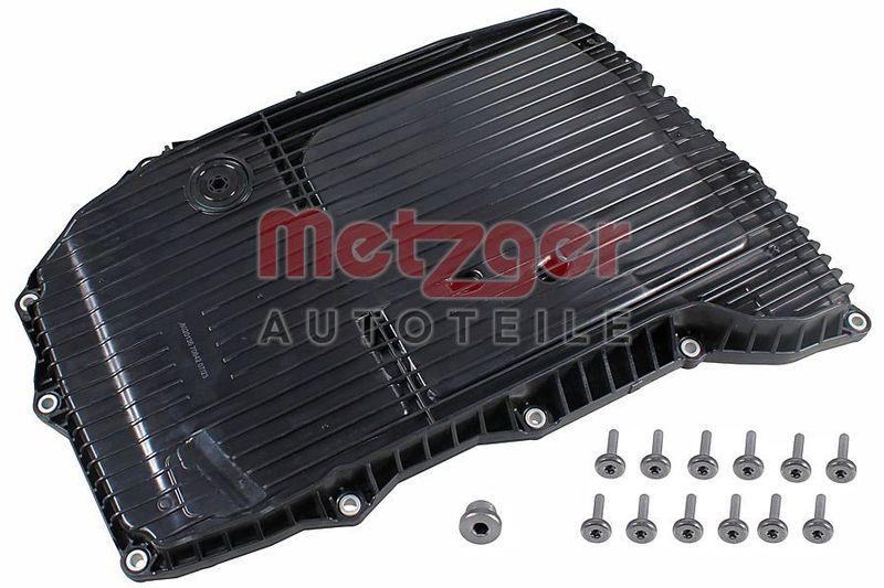 METZGER 8020136 Ölwanne, Automatikgetriebe für AUDI/VW MIT FILTER/DICHTUNG/SCHRAUBEN