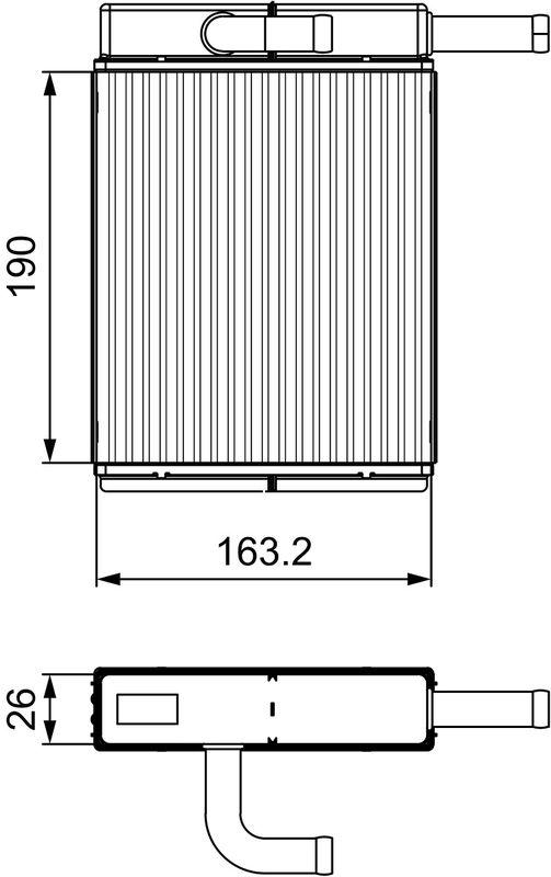 VALEO 811558 Warmetauscher KIA Sedona