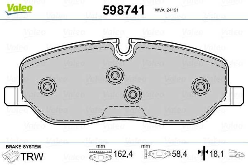 VALEO 598741 SBB-Satz PREMIUM