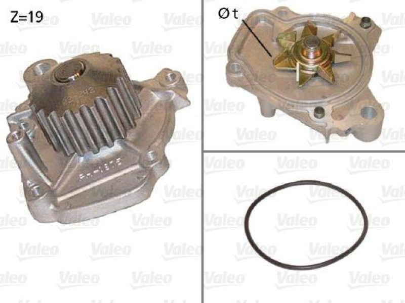 VALEO 506441 Wasserpumpe HONDA Civic V & VI, CR-X III