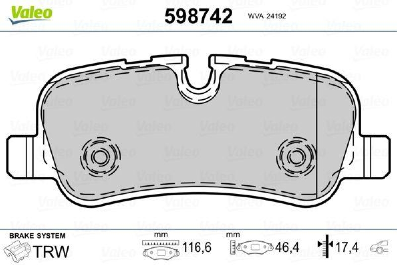 VALEO 598742 SBB-Satz PREMIUM