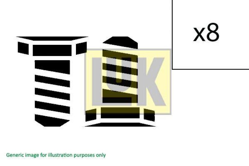 LuK 411 0199 10 Schraubensatz Schwungrad