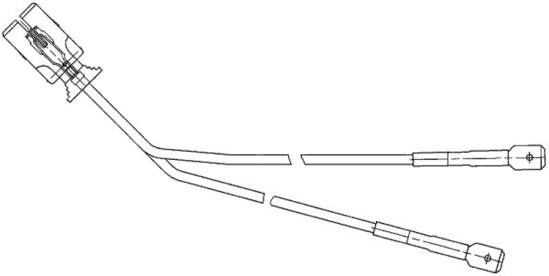 HELLA 8KA 147 162-017 Leitungssatz