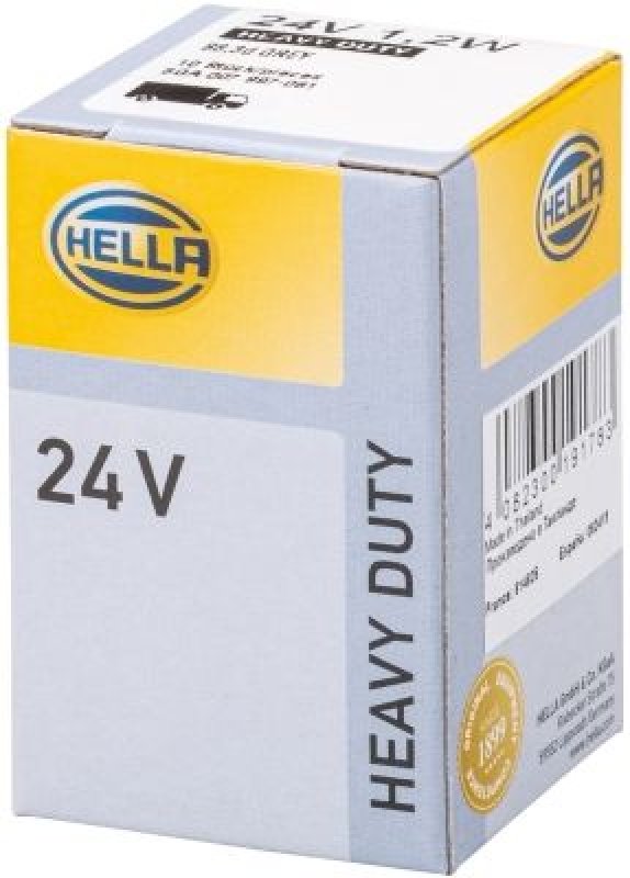 HELLA 8GA 007 997-061 Glühlampe 24 V 12 W