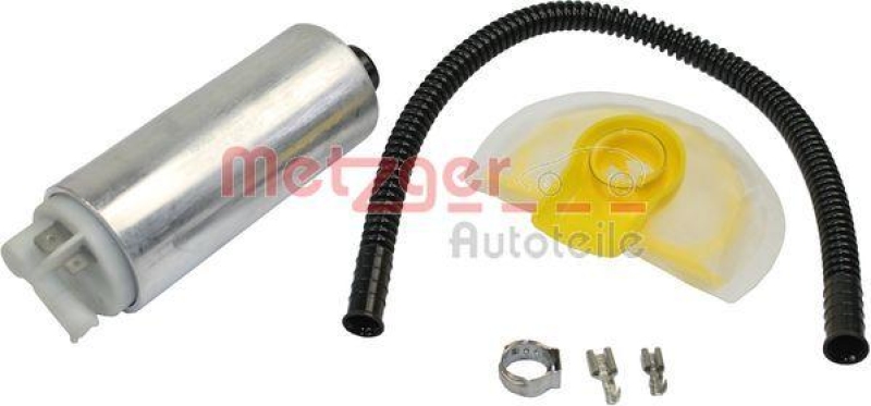 METZGER 2250257 Kraftstoffpumpe für AUDI/VW MIT FILTER, OHNE HALTER