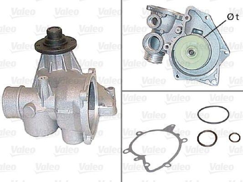 VALEO 506445 Wasserpumpe BMW Serie 5, Serie 7