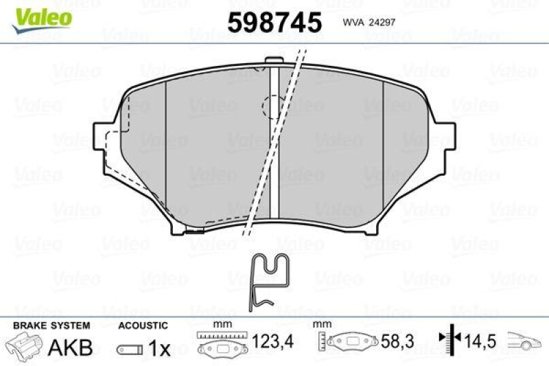 VALEO 598745 SBB-Satz PREMIUM