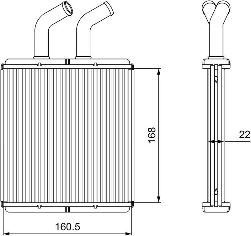 VALEO 811562 Warmetauscher KIA RIO