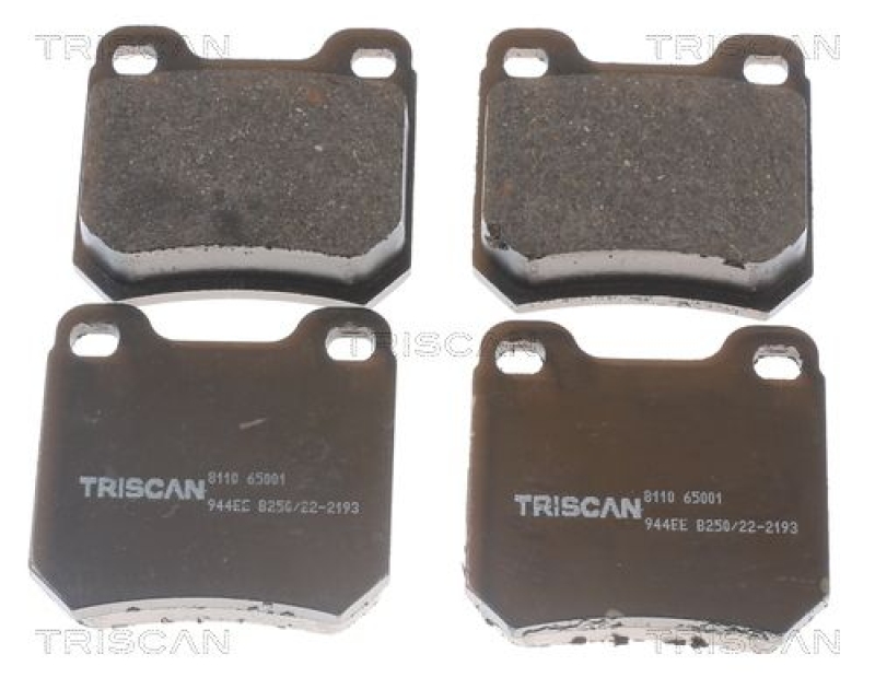 TRISCAN 8110 65001 Bremsbelag Hinten für Saab