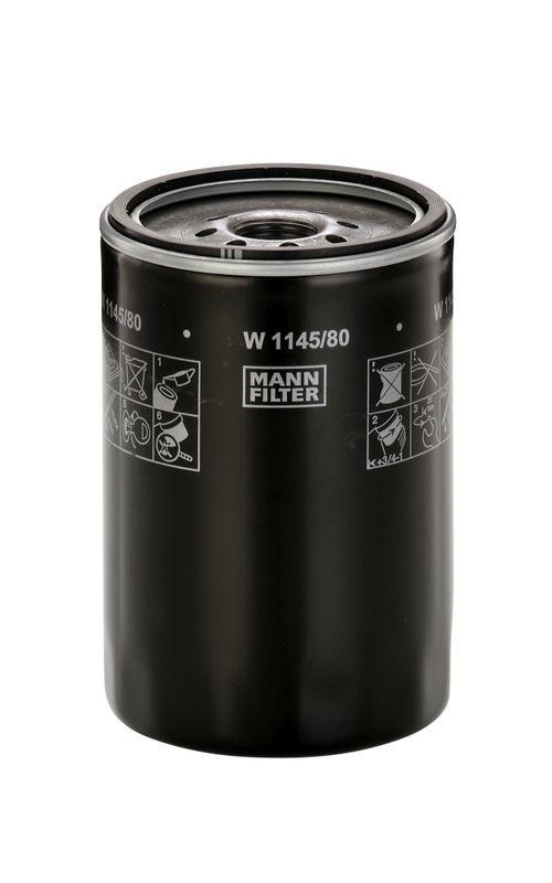 MANN-FILTER W 1145/80 Ölfilter für Hitachi