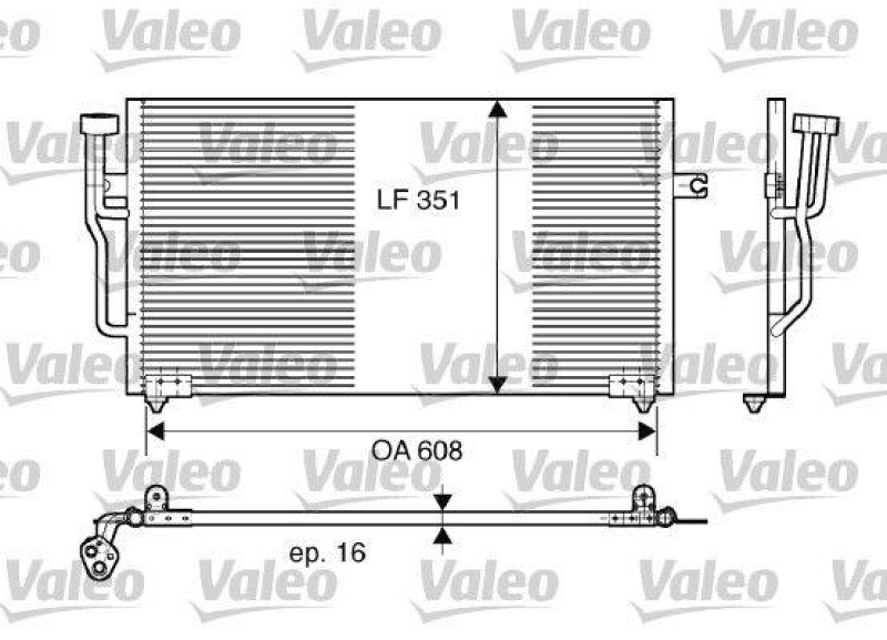 VALEO 817559 Kondensator RENAULT TWINGO III PHASE 2