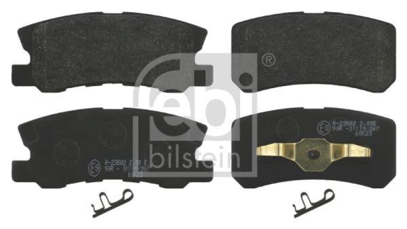 FEBI BILSTEIN 16583 Bremsbelagsatz für MITSUBISHI