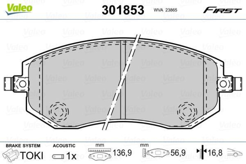 VALEO 301853 SBB-Satz FIRST