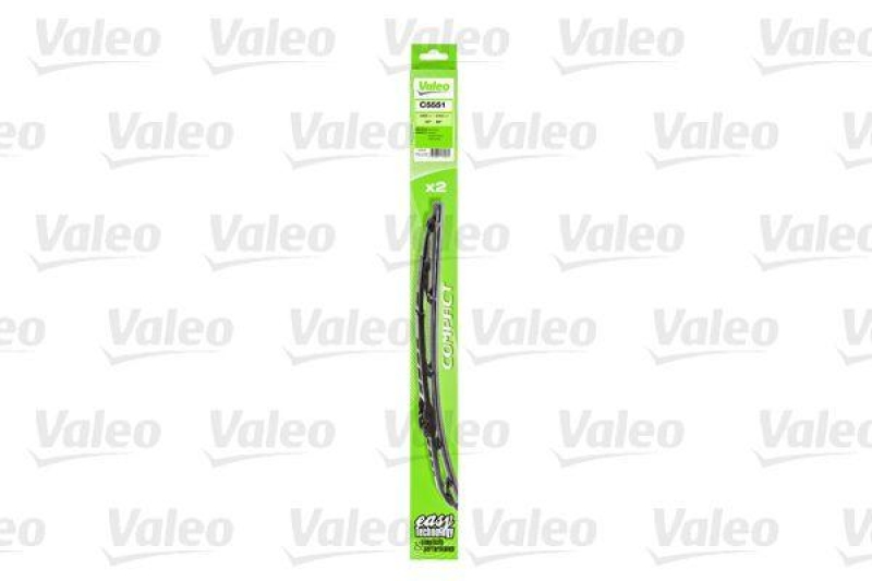 VALEO 576016 Compact C5551 Wischblatt (x2)