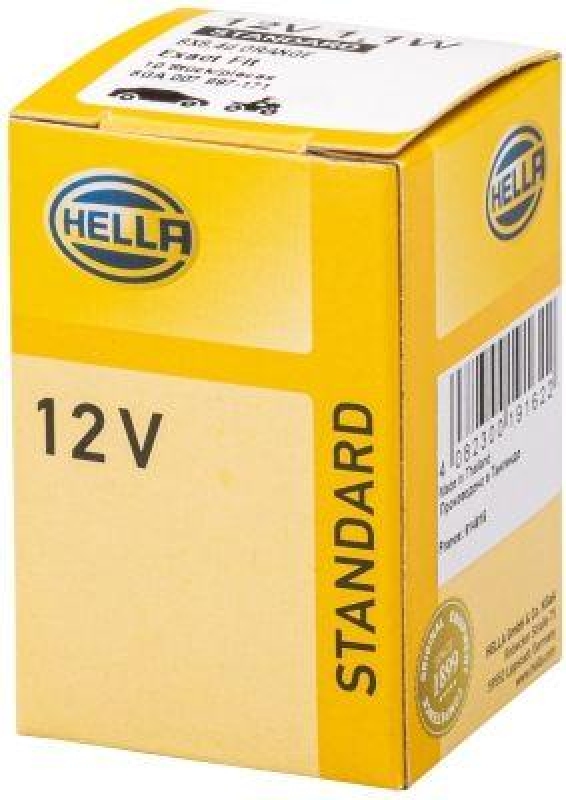 HELLA 8GA 007 997-171 Glühlampe 12 V 11 W