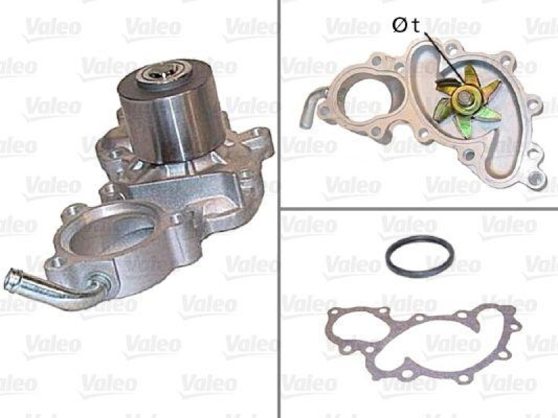 VALEO 506470 Wasserpumpe TOYOTA 4 Runner