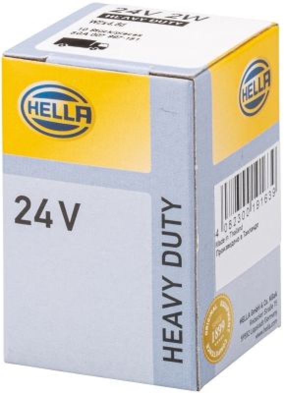 HELLA 8GA 007 997-181 Glühlampe 24 V W2X46 D