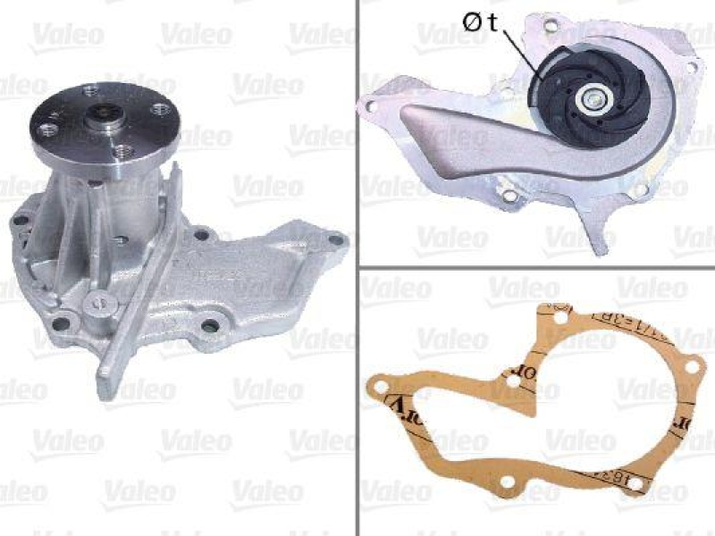 VALEO 506472 Wasserpumpe FORD, MAZDA FORD FIESTA