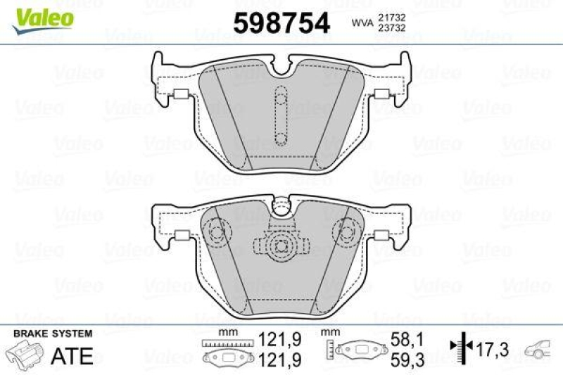 VALEO 598754 SBB-Satz PREMIUM