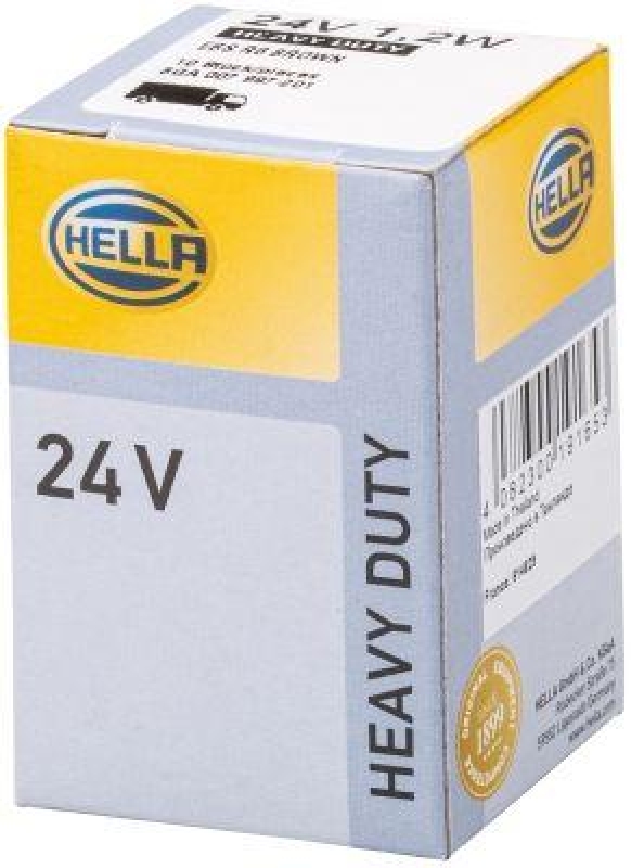 HELLA 8GA 007 997-201 Glühlampe 24 V 12 W