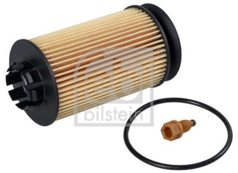 FEBI BILSTEIN 108861 Ölfilter mit Dichtung und Anbaumaterial für Mitsubishi FUSO