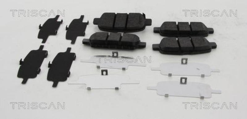 TRISCAN 8110 68187 Bremsbelag Hinten für Suzuki Grand Vitara