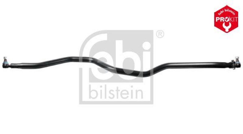 FEBI BILSTEIN 108870 Lenkstange mit Kronenmutter und Splint, vom 1. Lenkzwischenhebel zum 2. Lenkzwischenhebel für Volvo