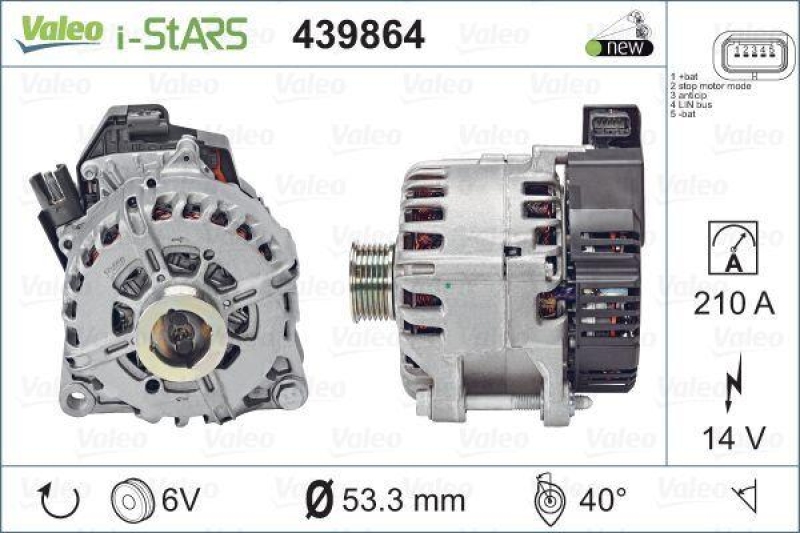 VALEO 439864 ISTARS ORIGINS OPEL