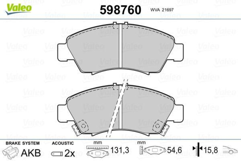 VALEO 598760 SBB-Satz PREMIUM