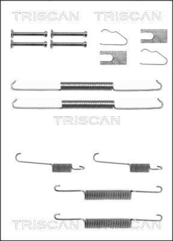 TRISCAN 8105 112513 Montagesatz F. Bremsbacken für Bmw