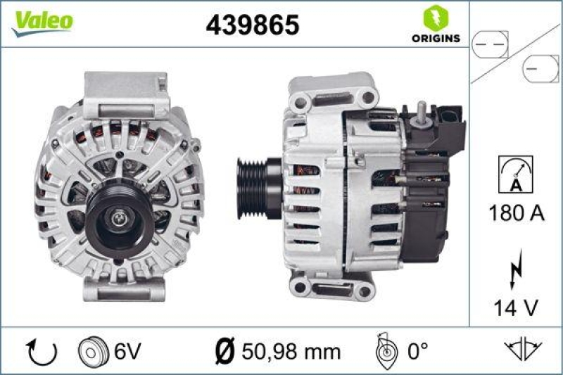 VALEO 439865 Generator Neu - ORIGINS