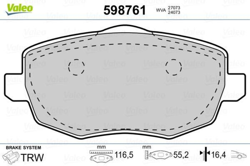 VALEO 598761 SBB-Satz PREMIUM