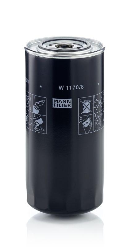 MANN-FILTER W 1170/8 Ölfilter für Kompressoren