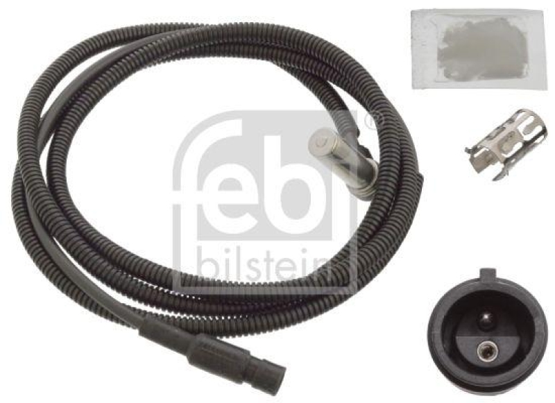 FEBI BILSTEIN 106386 ABS-Sensor mit Hülse und Fett für Scania