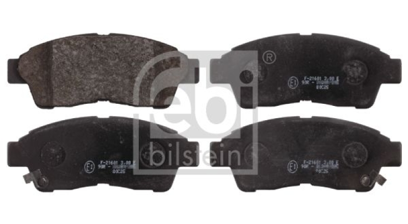 FEBI BILSTEIN 16616 Bremsbelagsatz für TOYOTA