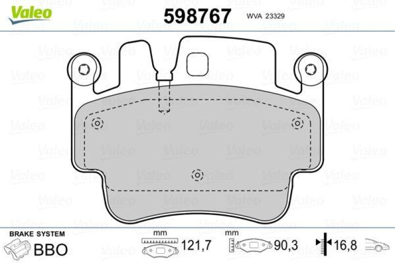 VALEO 598767 SBB-Satz PREMIUM