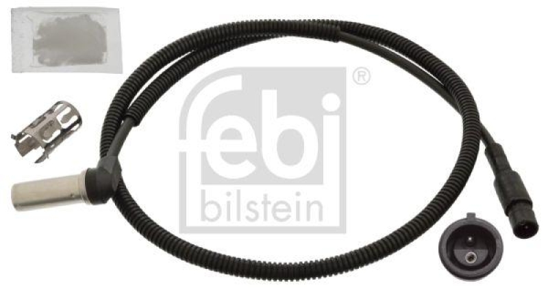 FEBI BILSTEIN 106387 ABS-Sensor mit Hülse und Fett für Scania